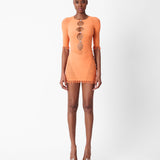 Miranda Dress Tangerine