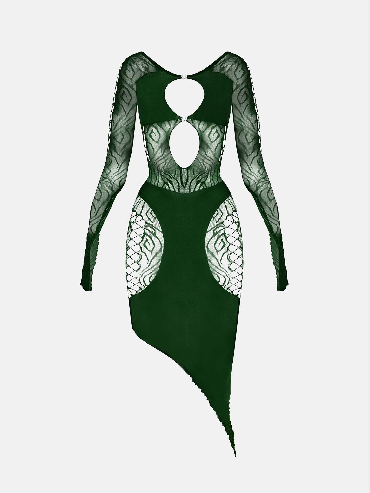 POSTER GIRL - Women's Charlotte Dress Forest Green POSTER GIRL - Women's Charlotte Dress Forest Green
