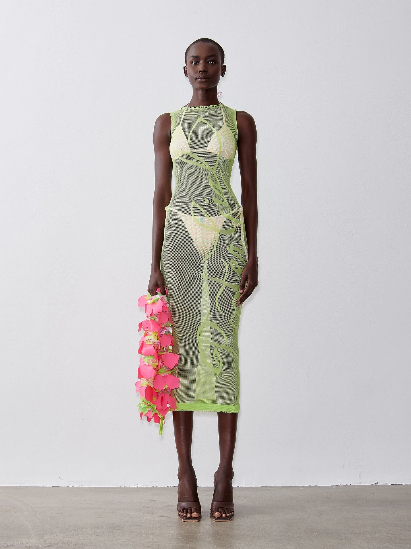 Aloha Midi Dress Pickle