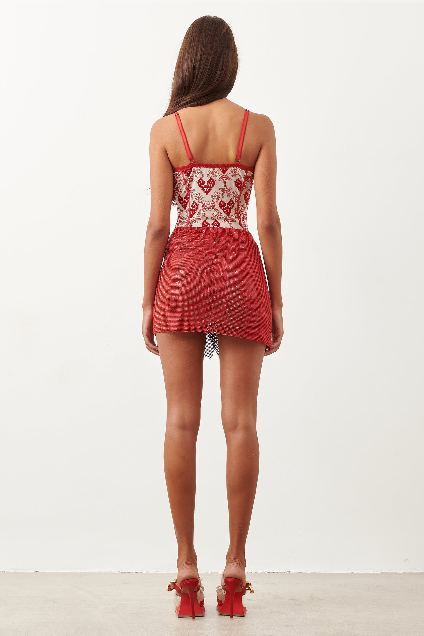 Scarlett Corset Top Red