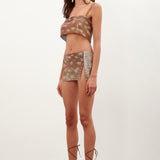 Mia Micro Skirt Matte Bambi