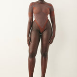 Vivian Bodysuit Old Money Brown