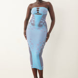 Roxie Dress Crypto Blue