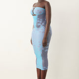 Roxie Dress Crypto Blue