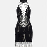 Poseidon Dress Black