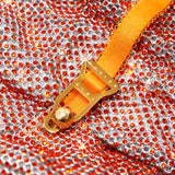 Rhinestoned Adrianne Dress Aperol Spritz