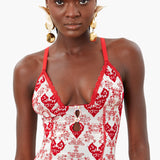 Scarlett Jumpsuit Red