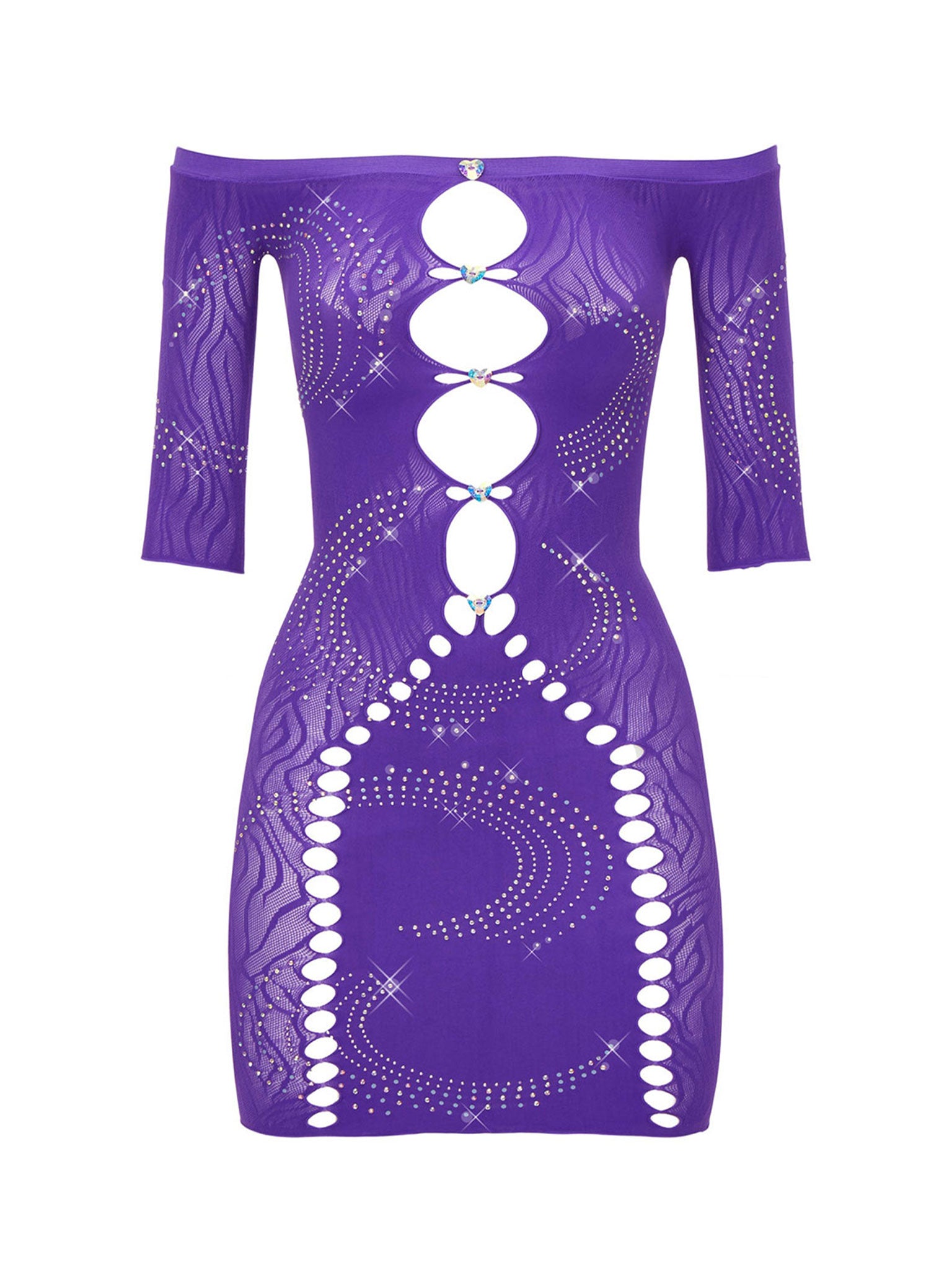 Alice Bodycon Twilight Sleeved Bandeau Mini Dress Alice Bodycon Twilight Sleeved Bandeau Mini Dress