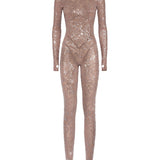 Anna Nicole Jumpsuit Kaluha Sequin