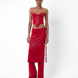 Premier Trouser Skirt Red