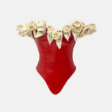 Fantasy Corset Top Red