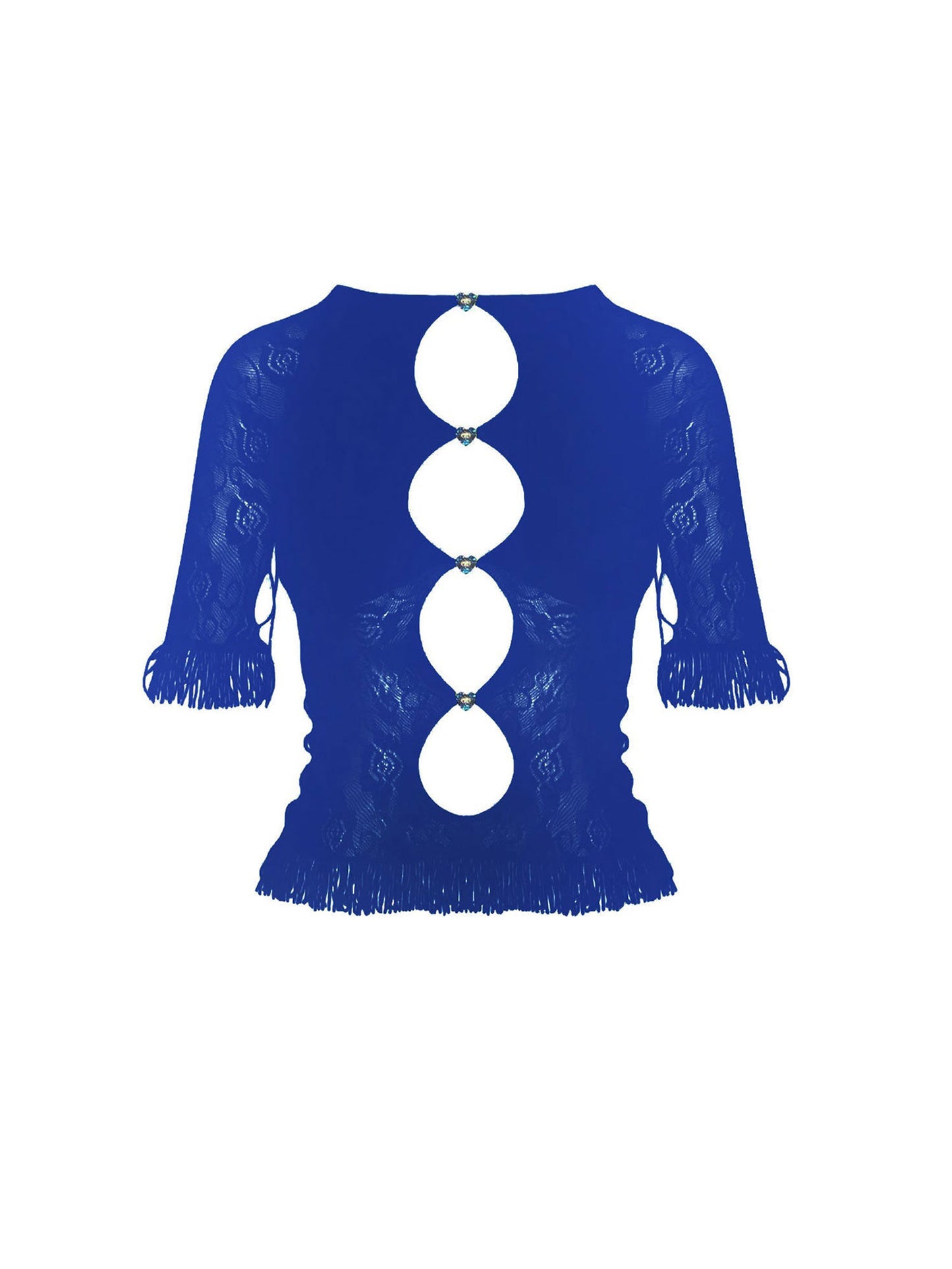 Floral Miranda Top Pageant Blue