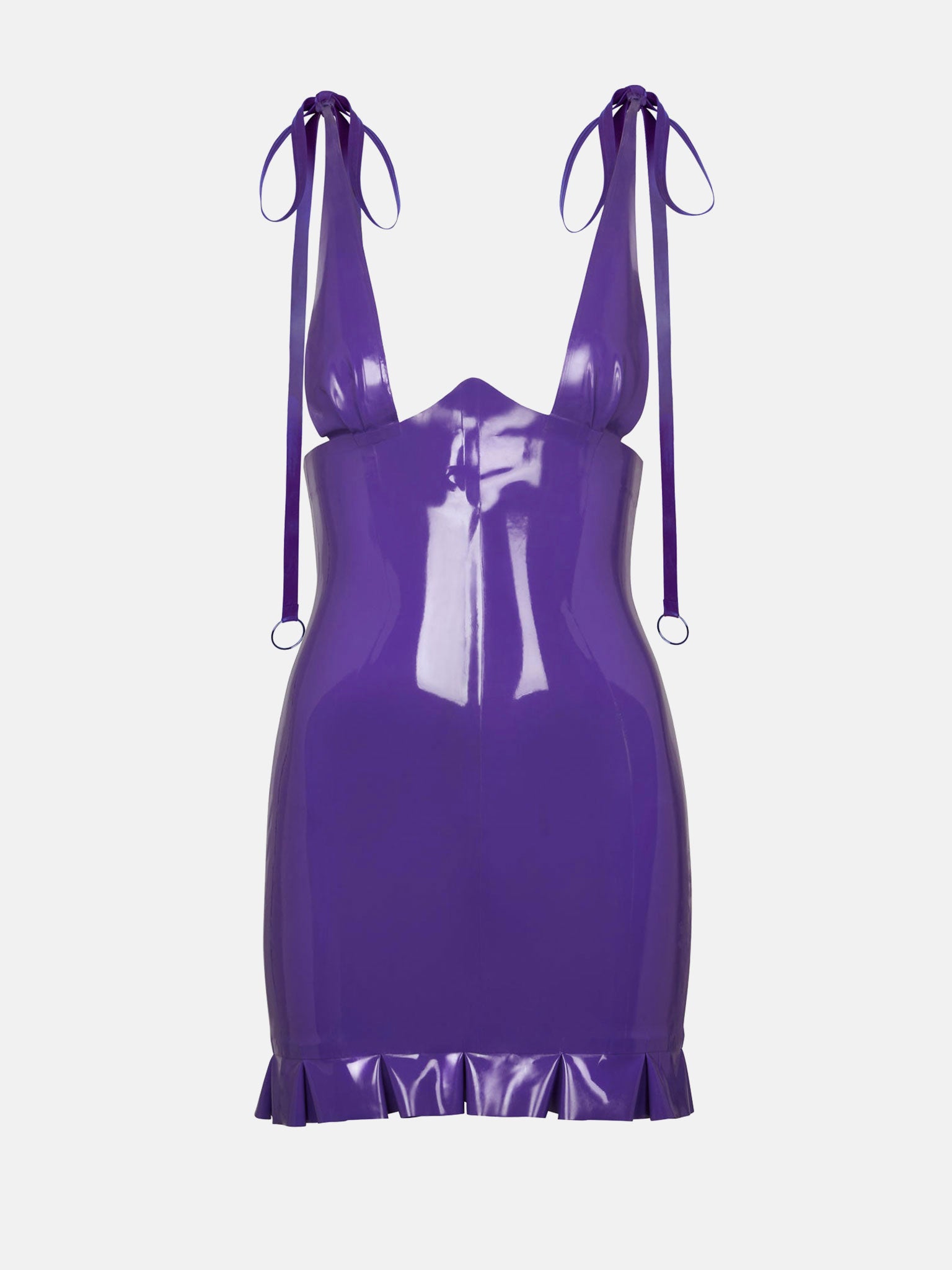 Poster Girl - Women's Florence Latex Dress Grape Punch Medium Poster Girl - Women's Florence Latex Dress Grape Punch Medium