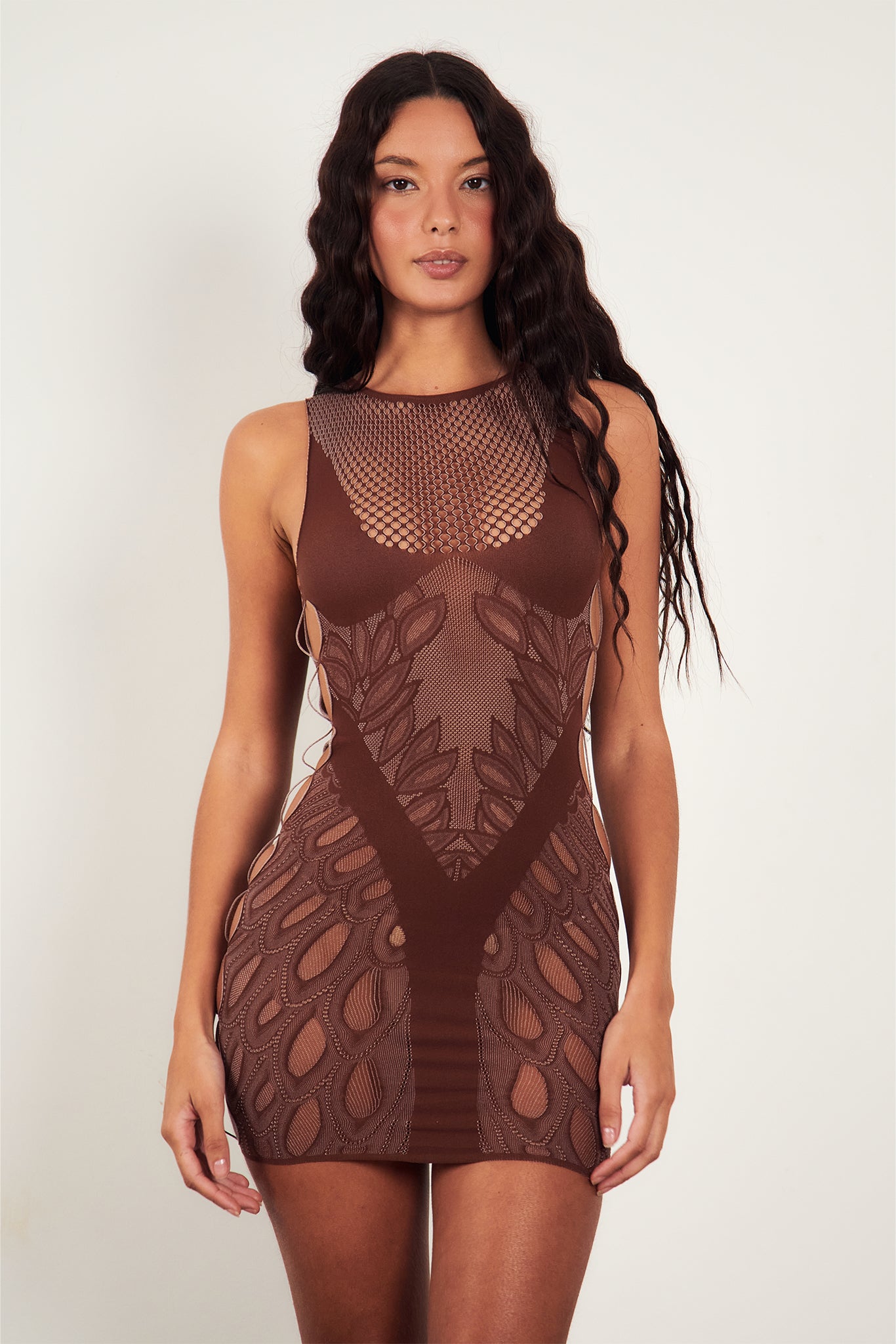 Juliet Dress Old Money Brown