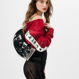 Doll Top Black Zebra Print