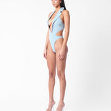 Portia Bodysuit Blue Denim