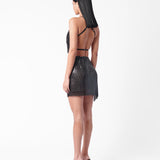 Winona Wrap Skirt Jet Black