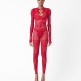 Hen Jumpsuit Red