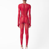 Hen Jumpsuit Red