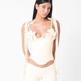 Annamaria Latex Top White