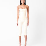 Cassidy Latex Capris White