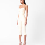 Cassidy Latex Capris White
