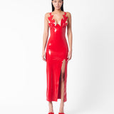 Roast Latex Dress Red