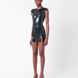 Player Latex Dress Black