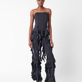 Rhonda Ruffle Trousers Black