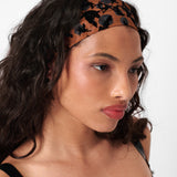Hailey Headband Chestnut Leopard Print