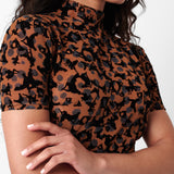 Knockout Dress Chestnut Leopard Print