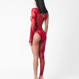 Leng Jumpsuit Red