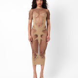 Peachy Dress Beige