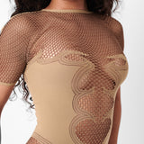 Peachy Dress Beige