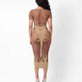 Peachy Dress Beige