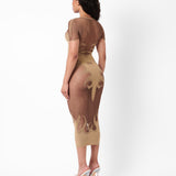 Peachy Dress Beige