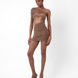 Robin Dress Kahlua Brown
