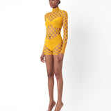 Dollar Playsuit Saffron