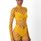 Dollar Playsuit Saffron