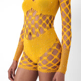 Dollar Playsuit Saffron