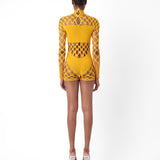 Dollar Playsuit Saffron