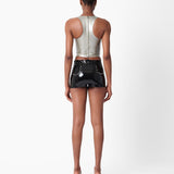 Manhattan Latex Mini Skirt Black