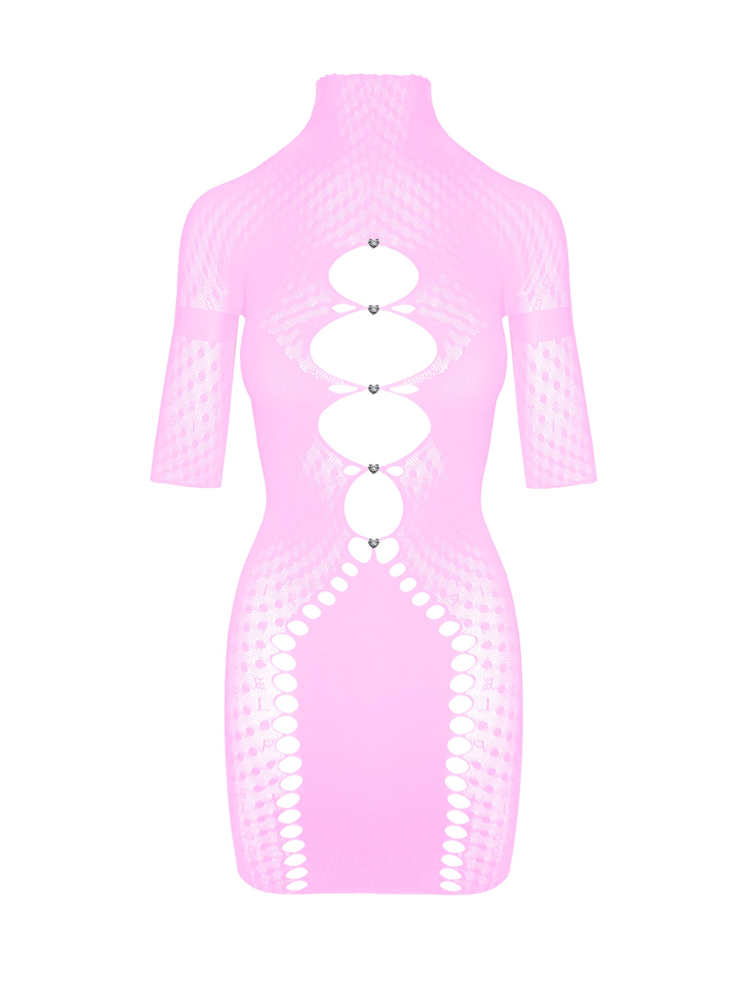 pink poster girl dress Miranda Cut-Out Bodycon Mini Dress Bright Pink