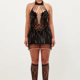 Poseidon Dress Black