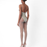 Roast Latex Bodysuit Silver