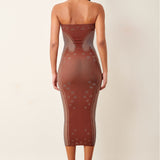 Roxie Dress Old Money Brown