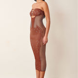 Roxie Dress Old Money Brown