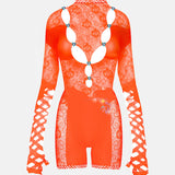 River Playsuit Cherry Soda