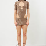 Daisy Bodysuit Tobacco