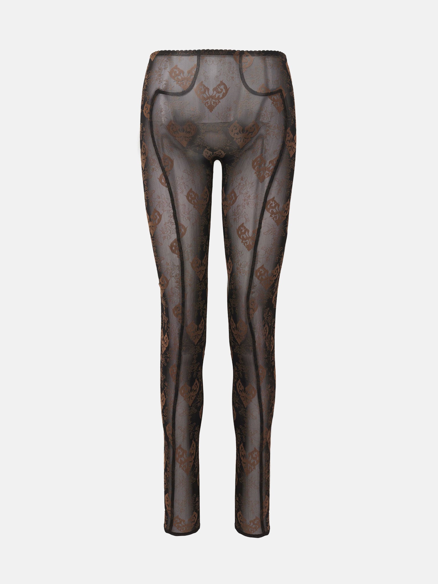 GUESS Womens Leggings 4/4, Black (Black/Pink Fluo P443), X-Large